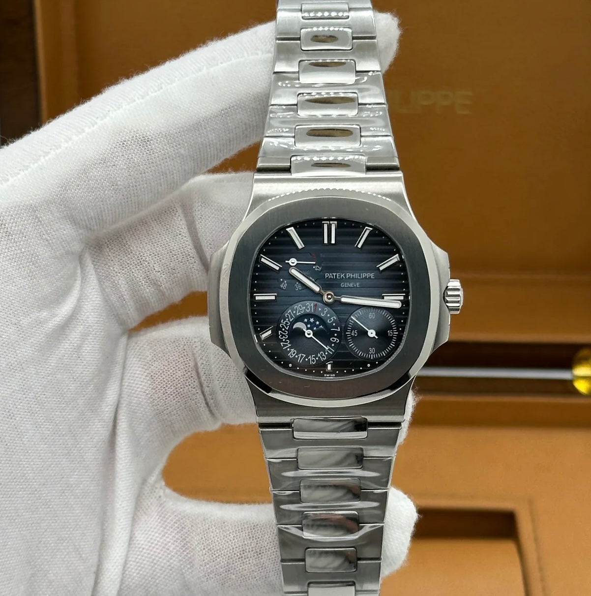Patek Philippe Nautilus 40MM Blue Dial