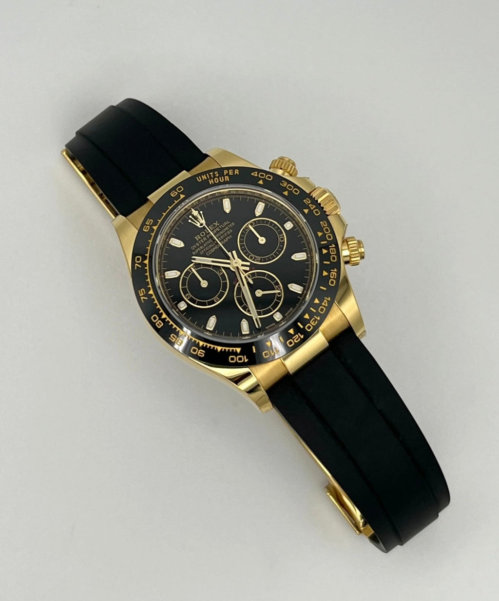 Rolex Daytona Yellow gold, black dial