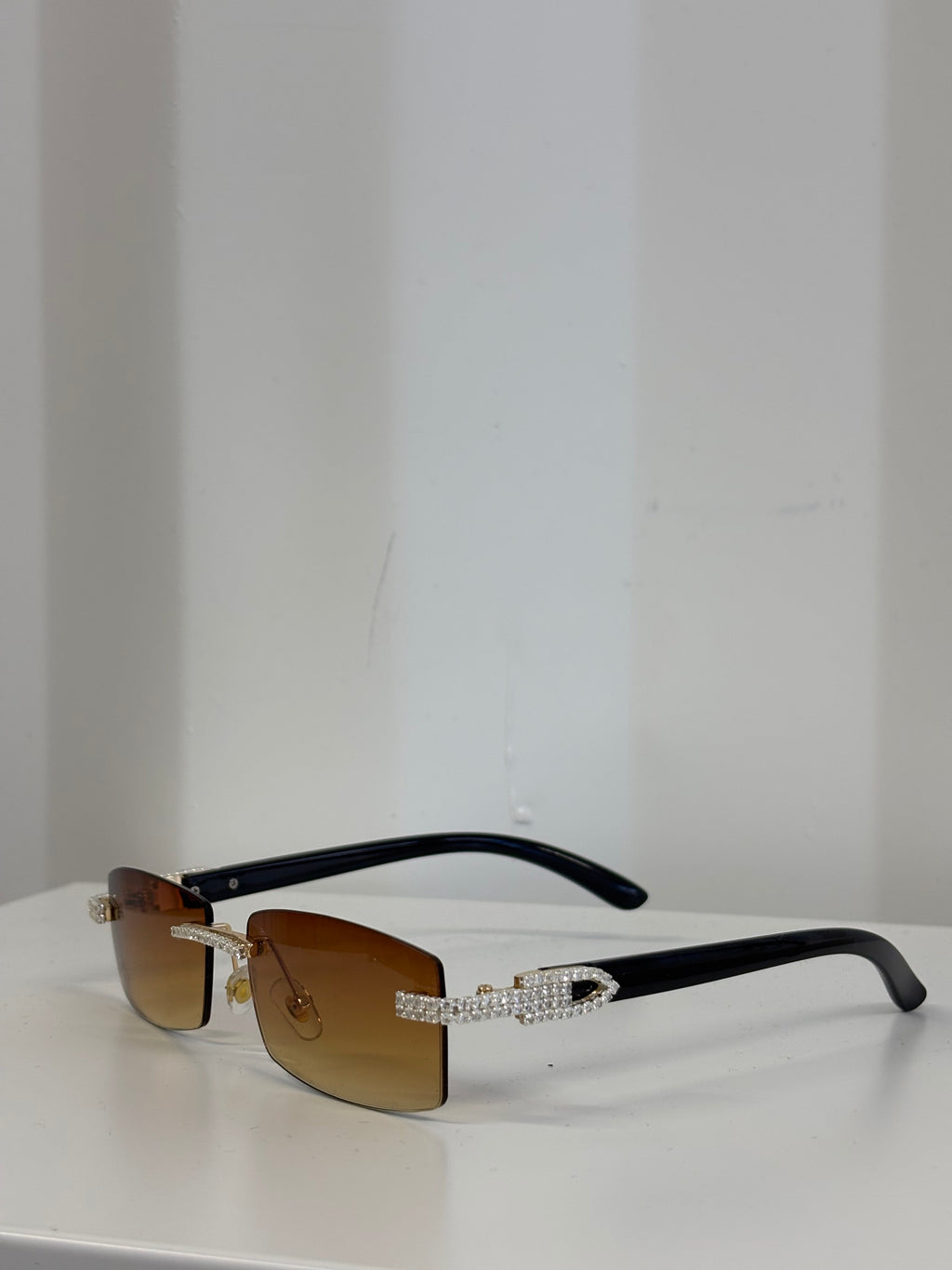 Brown Diamond Eyeglasses