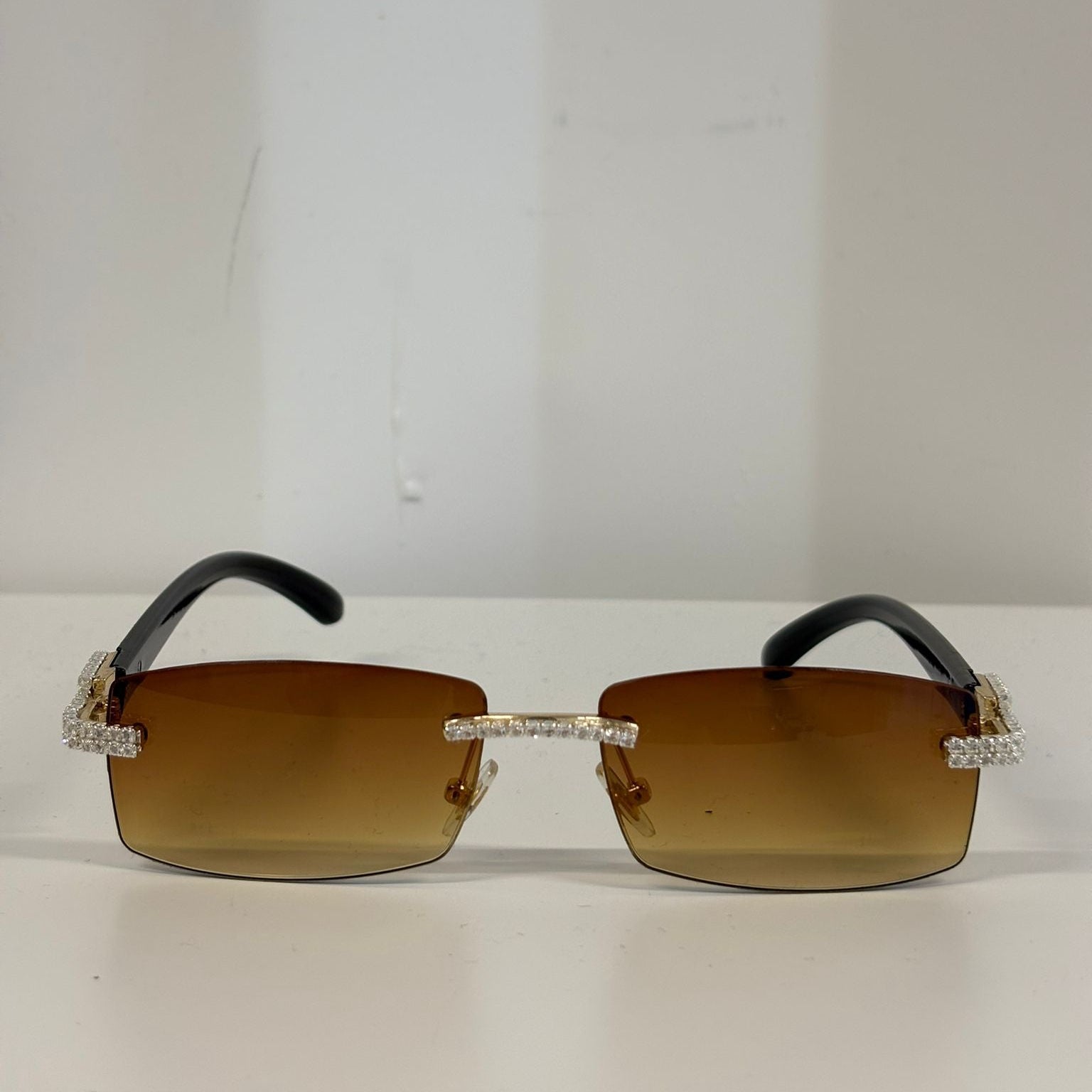 Diamond Glasses, Brown Lens