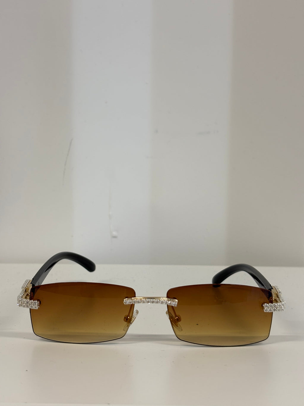 Brown Diamond Eyeglasses