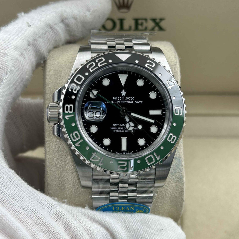 Rolex GMT-Master Black Dial "Sprite" Jubilee 40mm