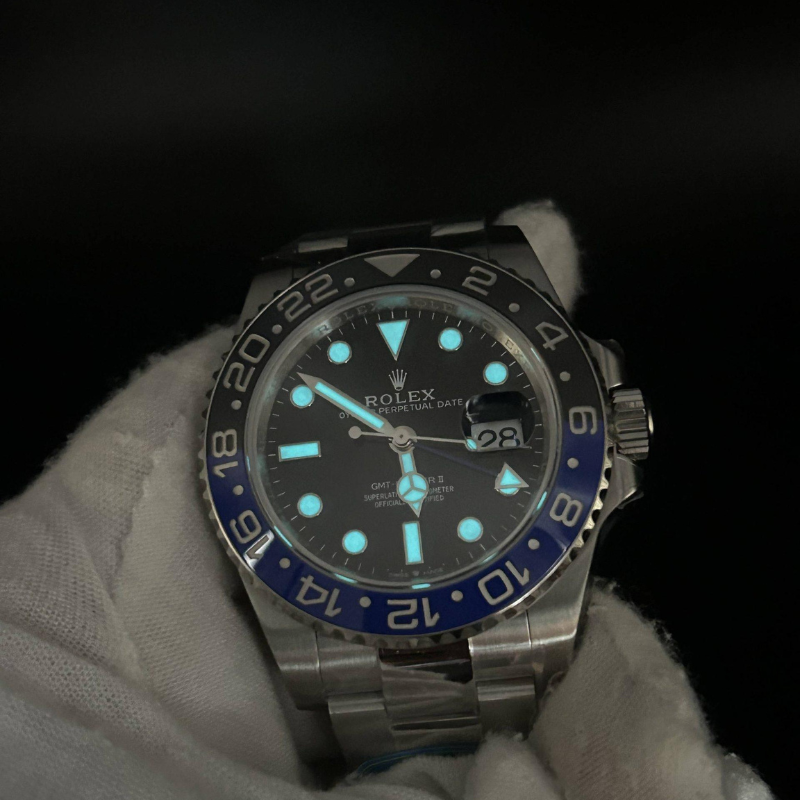 Rolex GMT-Master Black Dial "Batman" 40mm