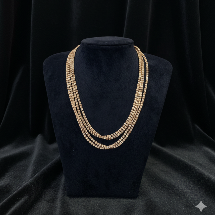 Moon Ice Chain Rose Gold