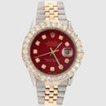 Rolex Datejust two-tone diamond bezel