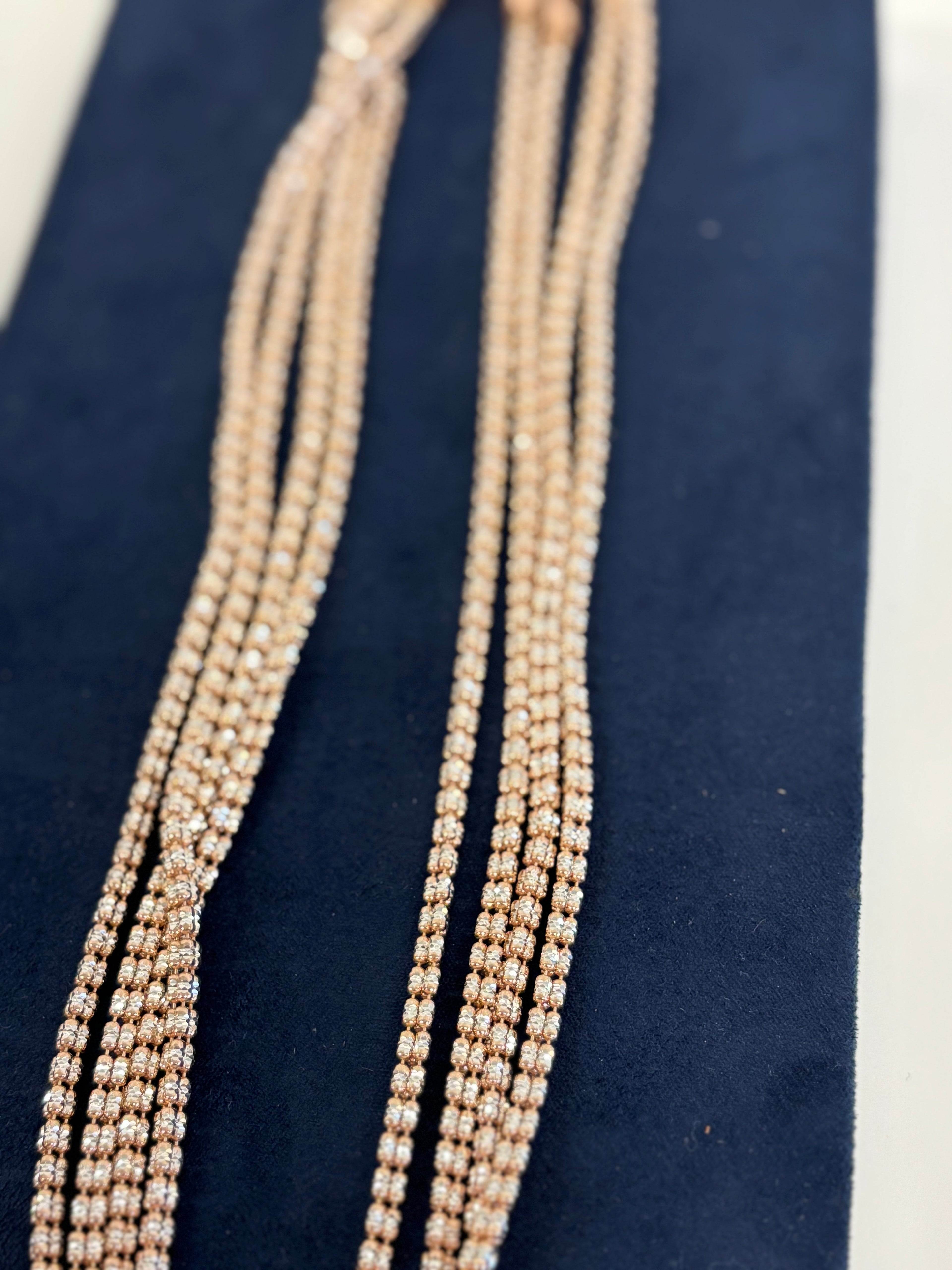 Moon Ice Chain Rose Gold