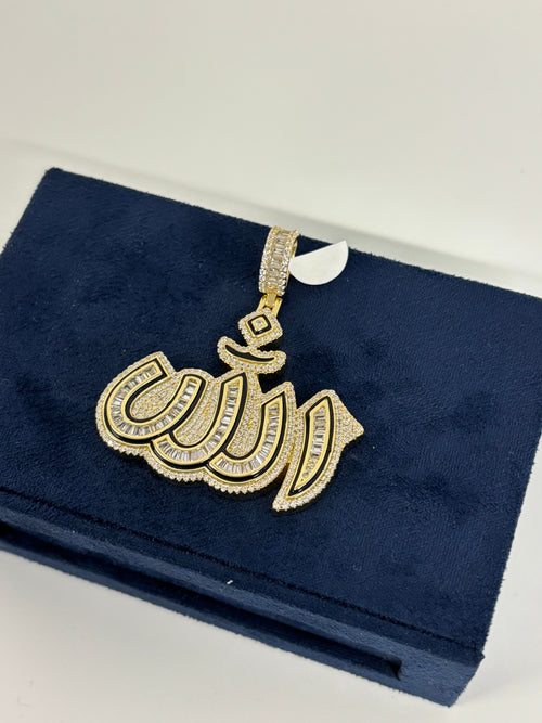 Allah Two Tone Pendant