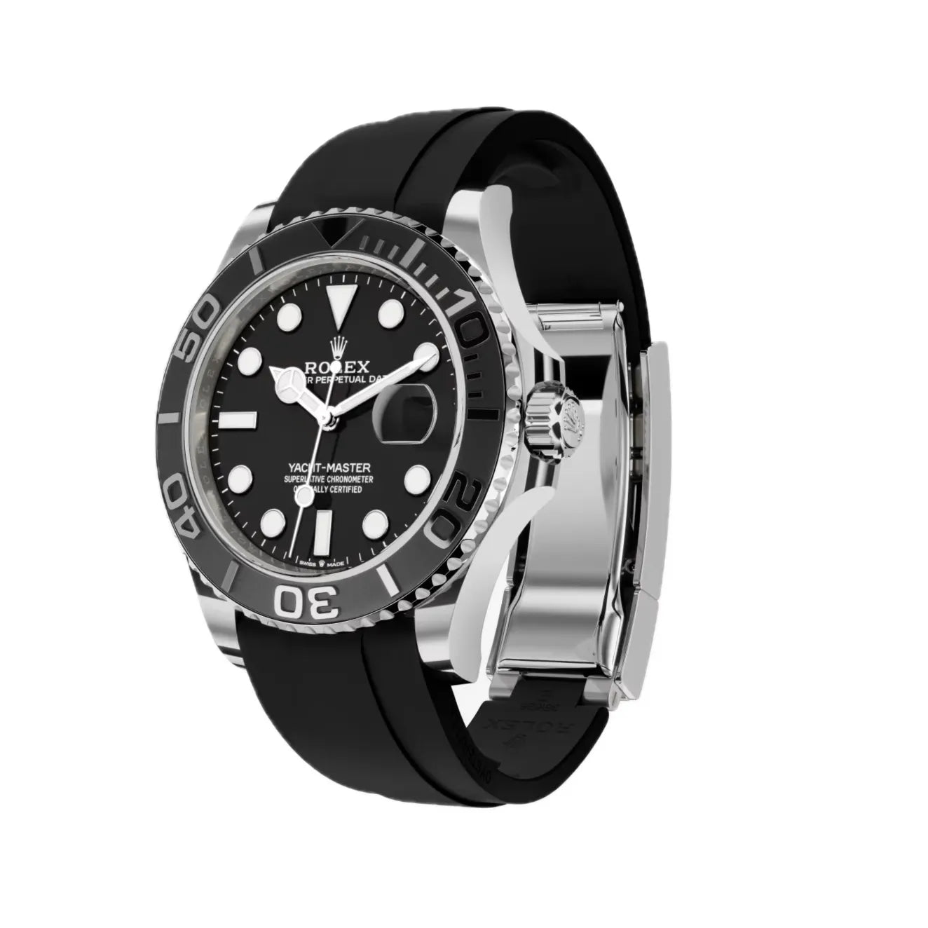 Rolex Yacht-Master Oysterflex Black Dial 42mm