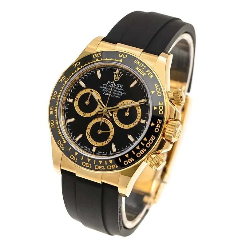 Rolex DaytonaBlack Dial With Rubber Strap