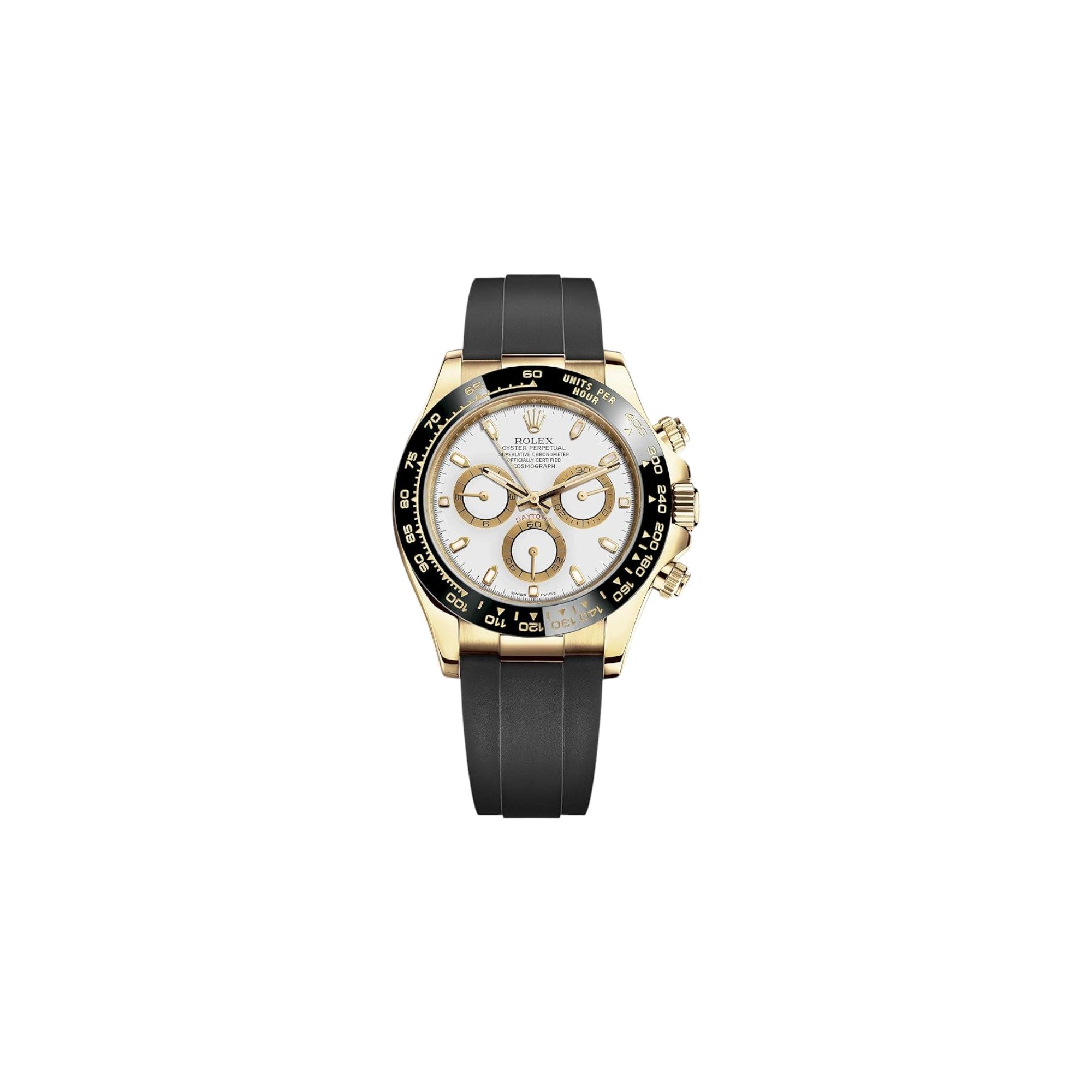 Daytona Oyster Flex Gold White Dial