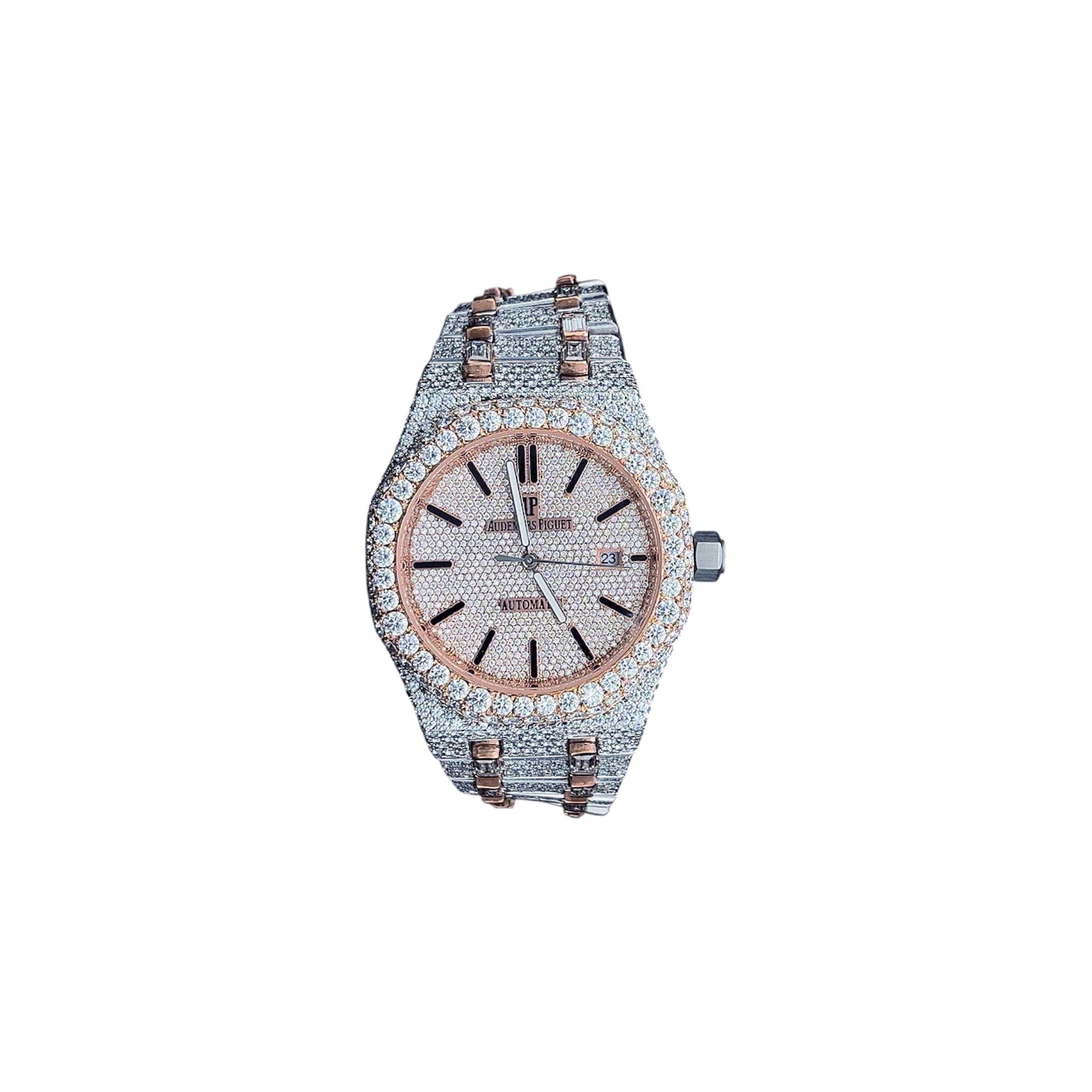 AP Rose Gold Two-Tone VVS Diamonds