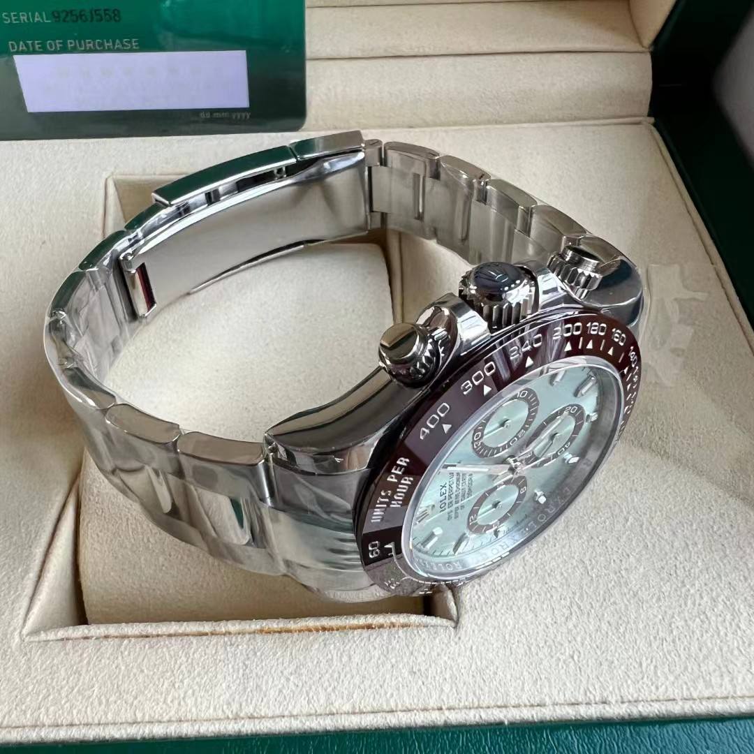 Rolex Daytona Ice Blue dial, Chocolate "Platona"