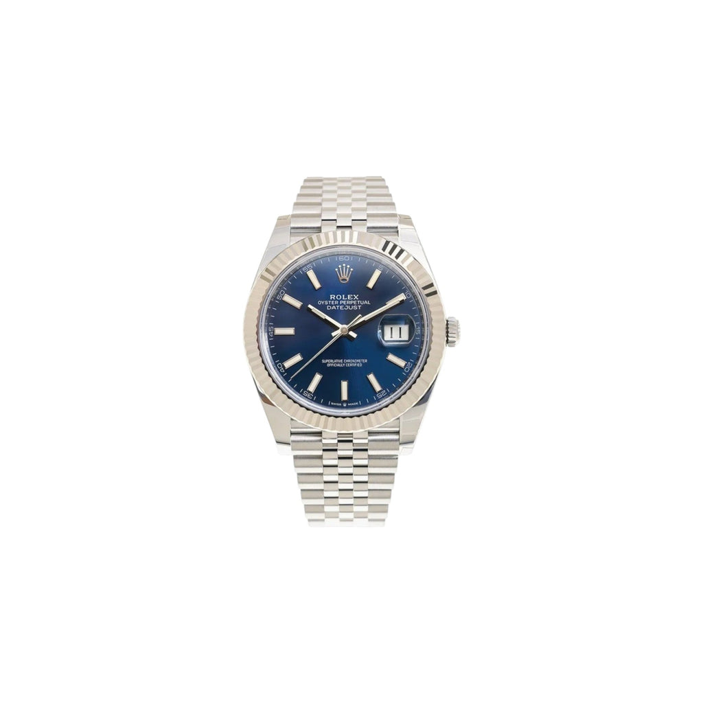Rolex Datejust Blue Dial Jubilee