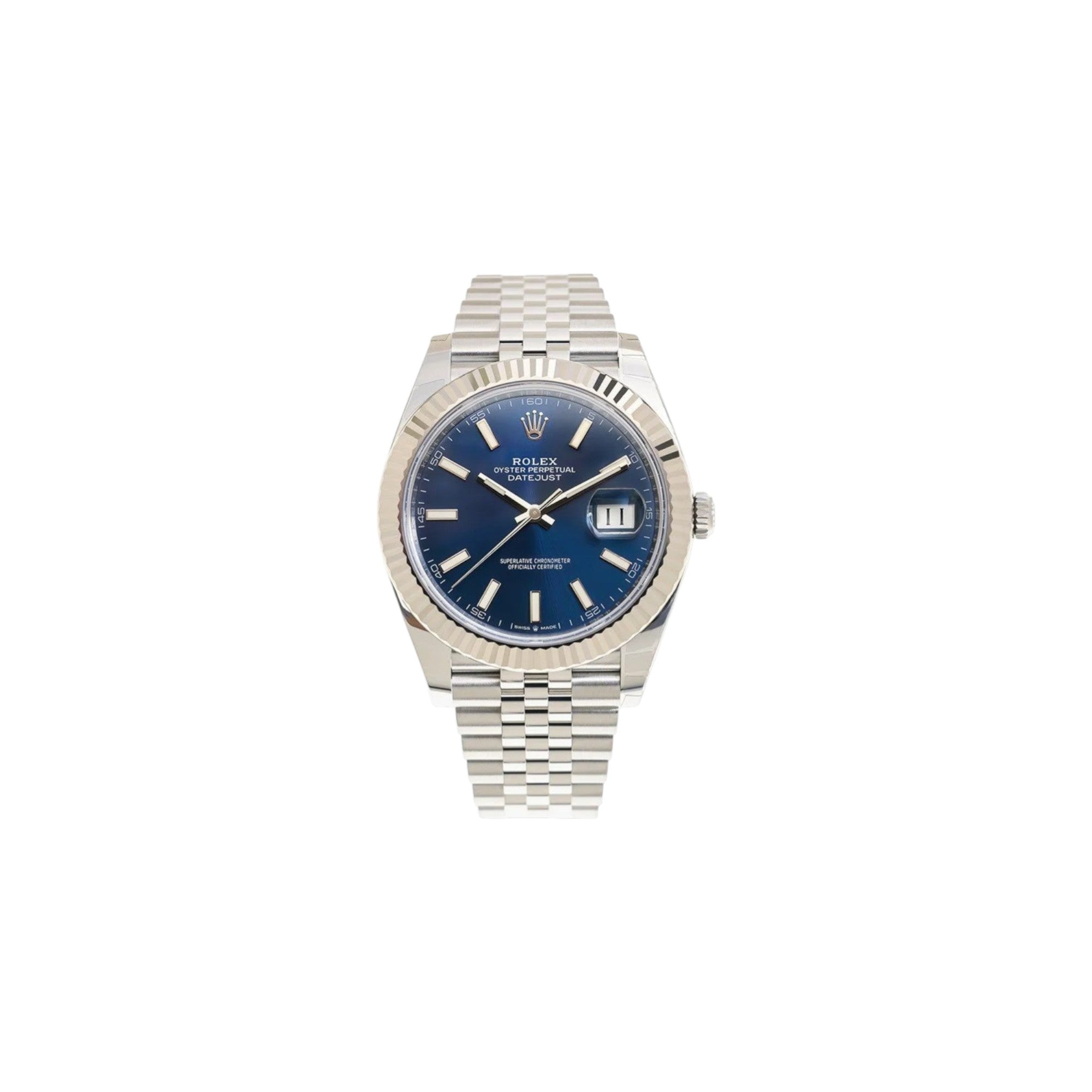 Rolex Datejust Blue Dial Jubilee