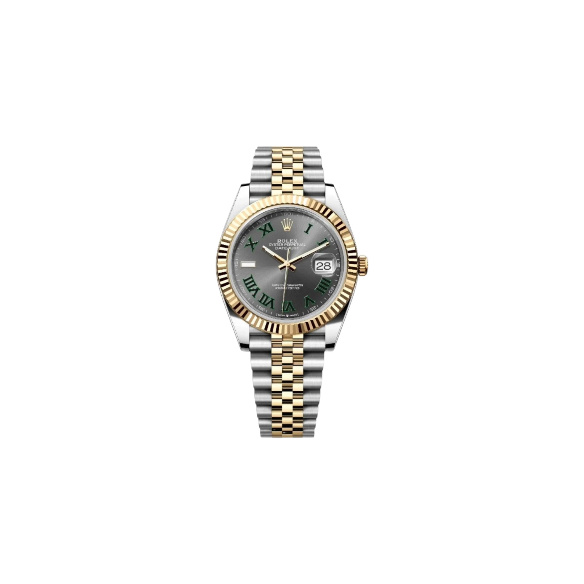 Rolex Datejust With Rhodium-Plated "Wimbledon" Jubilee Dial, 41mm