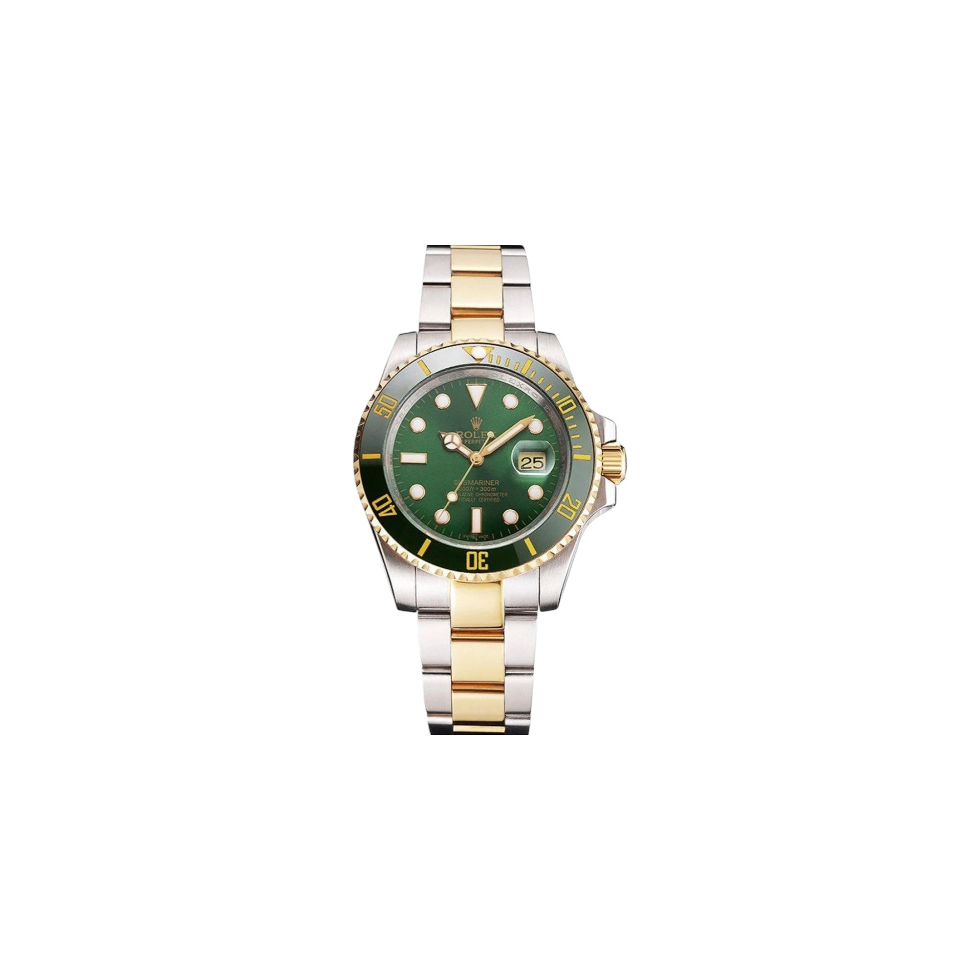 Rolex Submariner Two-tone Green Dial