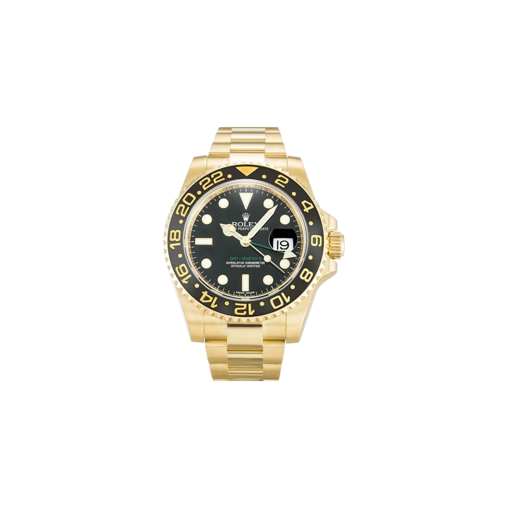 Rolex GMT-Master Black Dial (Gold numerals) 40 mm