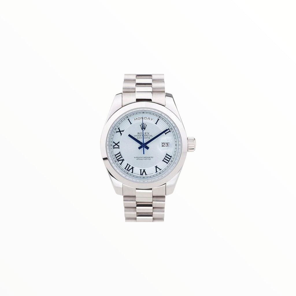 Rolex Day-Date RL197, white dial, 40 mm