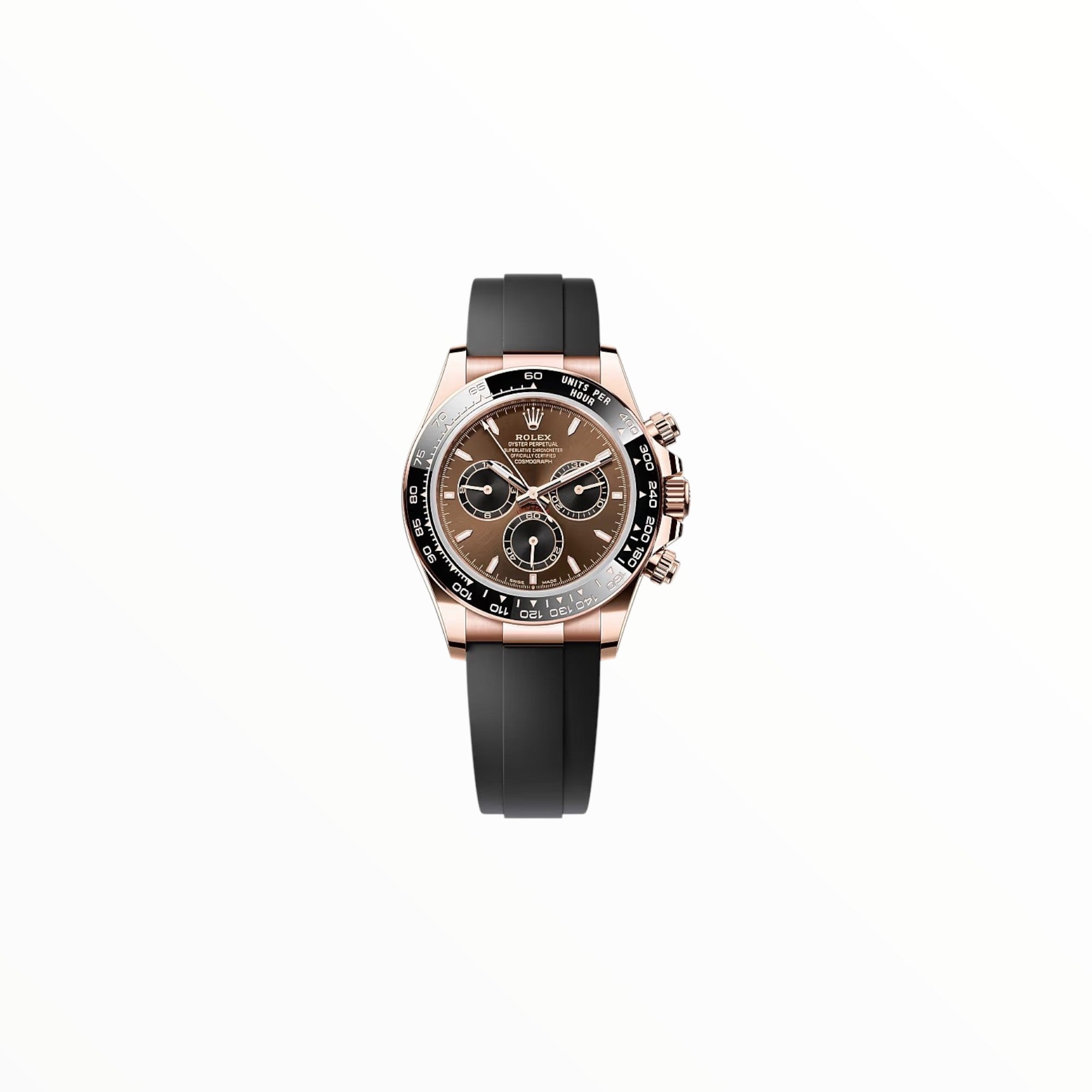 Rolex Daytona Chocolate Dial with Rubber Strap