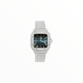 Cartier Santos, 40mm Watch, VVS, Blue Dial
