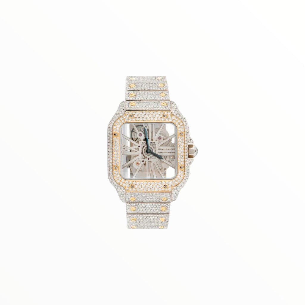 Cartier Santos Two-Tone Skeleton VVS, 40mm